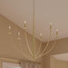Myhouse Lighting Progress Lighting - P400460-191 - Six Light Chandelier - Jheni - Brushed Gold