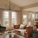 Myhouse Lighting Progress Lighting - P400460-31M - Six Light Chandelier - Jheni - Matte Black