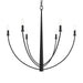 Myhouse Lighting Progress Lighting - P400460-31M - Six Light Chandelier - Jheni - Matte Black