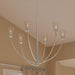 Myhouse Lighting Progress Lighting - P400455-009 - Six Light Chandelier - Jheni - Brushed Nickel