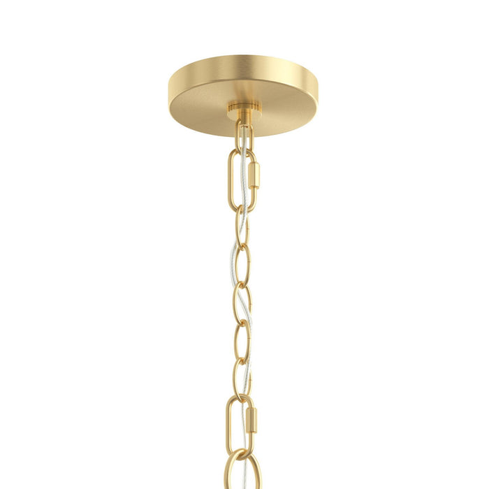 Myhouse Lighting Progress Lighting - P400455-191 - Six Light Chandelier - Jheni - Brushed Gold