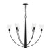 Myhouse Lighting Progress Lighting - P400455-31M - Six Light Chandelier - Jheni - Matte Black