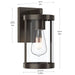Myhouse Lighting Progress Lighting - P560393-020 - One Light Outdoor Wall Mount - Kagen - Antique Bronze