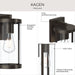 Myhouse Lighting Progress Lighting - P560393-020 - One Light Outdoor Wall Mount - Kagen - Antique Bronze