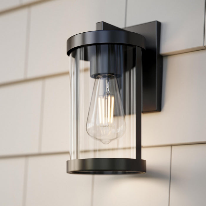 Myhouse Lighting Progress Lighting - P560393-31M - One Light Outdoor Wall Mount - Kagen - Matte Black