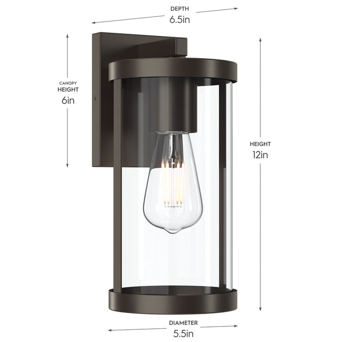 Myhouse Lighting Progress Lighting - P560394-020 - One Light Outdoor Wall Mount - Kagen - Antique Bronze