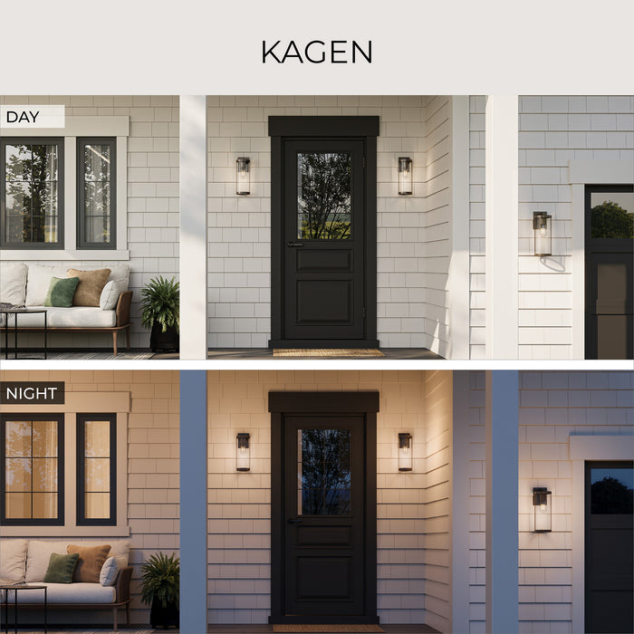 Myhouse Lighting Progress Lighting - P560395-020 - One Light Outdoor Wall Mount - Kagen - Antique Bronze