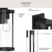 Myhouse Lighting Progress Lighting - P560395-31M - One Light Outdoor Wall Mount - Kagen - Matte Black
