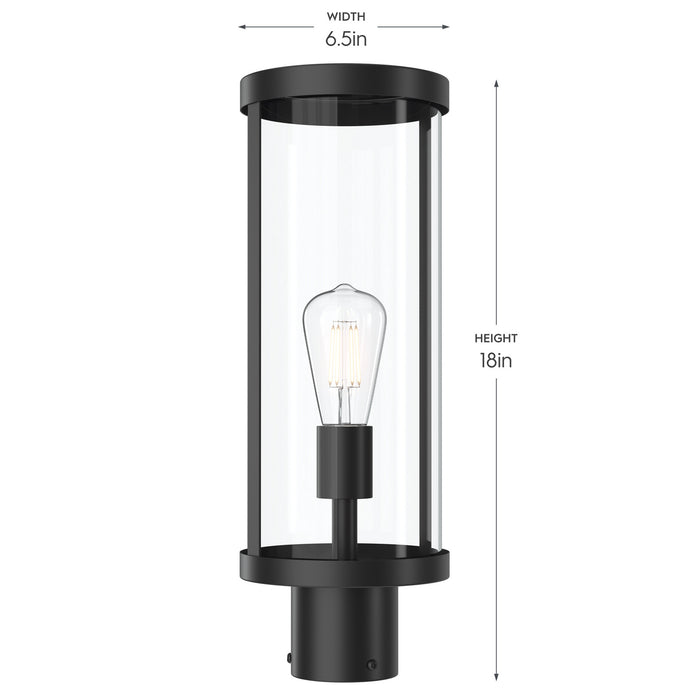 Myhouse Lighting Progress Lighting - P540112-31M - One Light Outdoor Post Mount - Kagen - Matte Black