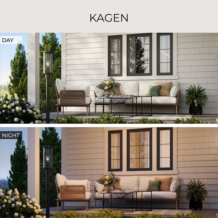 Myhouse Lighting Progress Lighting - P540112-31M - One Light Outdoor Post Mount - Kagen - Matte Black