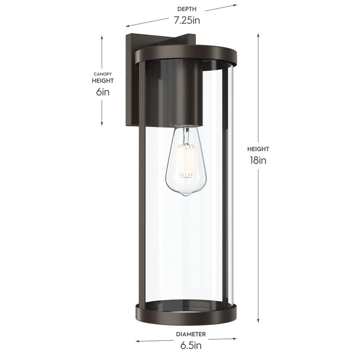 Myhouse Lighting Progress Lighting - P560396-020 - One Light Outdoor Wall Mount - Kagen - Antique Bronze