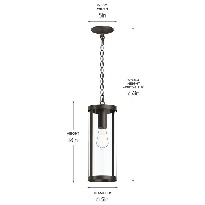 Myhouse Lighting Progress Lighting - P550145-020 - One Light Outdoor Pendant - Kagen - Antique Bronze