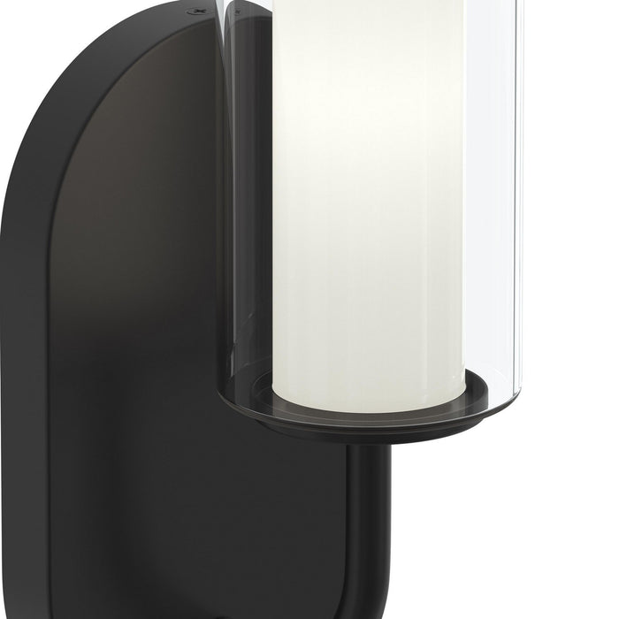 Myhouse Lighting Progress Lighting - P710158-31M - One Light Wall Sconce - Mack - Matte Black