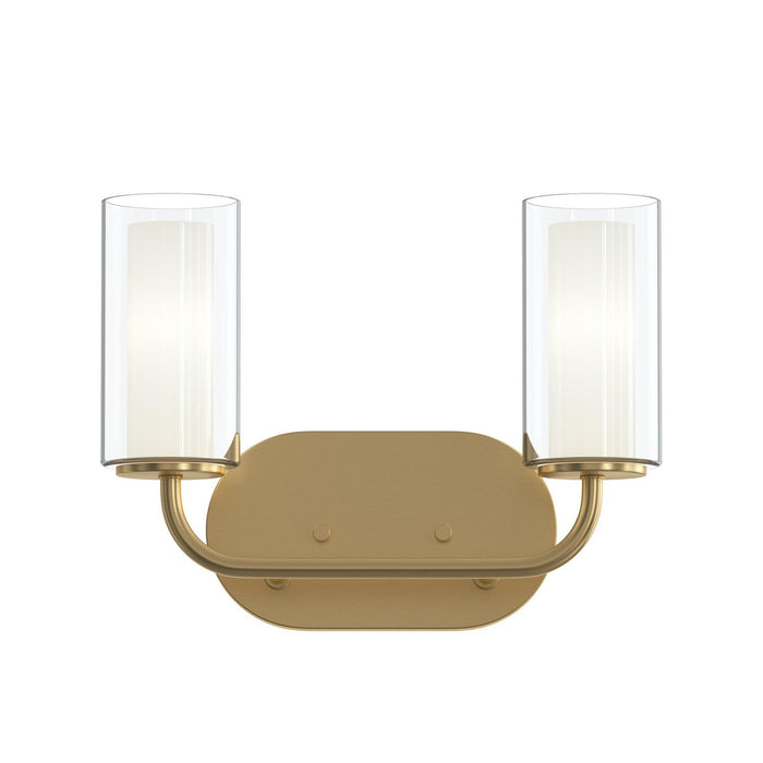 Myhouse Lighting Progress Lighting - P300575-191 - Two Light Bath Vanity - Mack - Brushed Gold