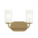 Myhouse Lighting Progress Lighting - P300575-191 - Two Light Bath Vanity - Mack - Brushed Gold
