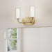 Myhouse Lighting Progress Lighting - P300575-191 - Two Light Bath Vanity - Mack - Brushed Gold