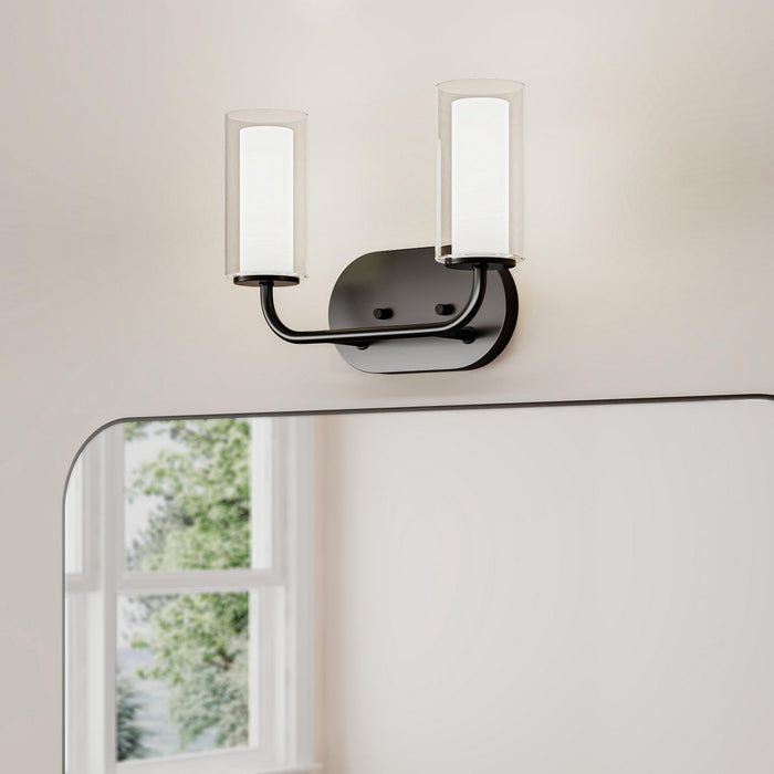 Myhouse Lighting Progress Lighting - P300575-31M - Two Light Bath Vanity - Mack - Matte Black
