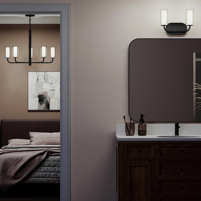 Myhouse Lighting Progress Lighting - P300575-31M - Two Light Bath Vanity - Mack - Matte Black