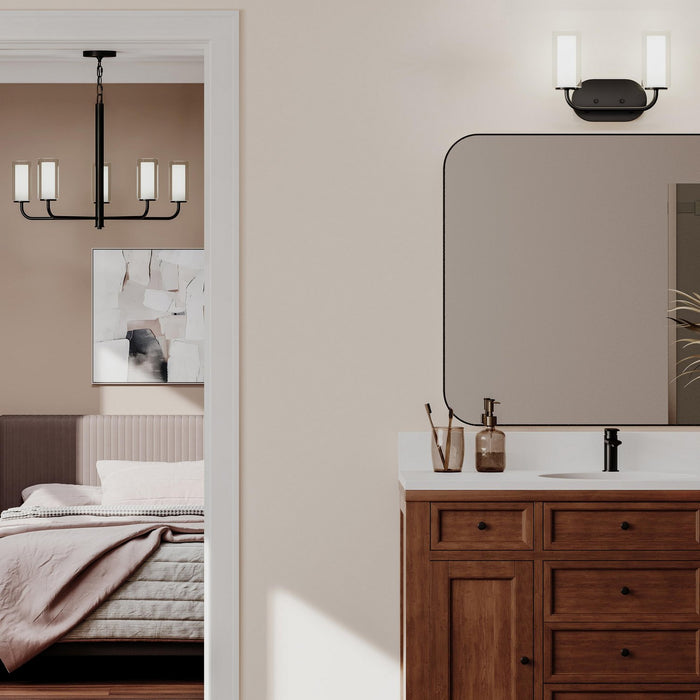 Myhouse Lighting Progress Lighting - P300575-31M - Two Light Bath Vanity - Mack - Matte Black
