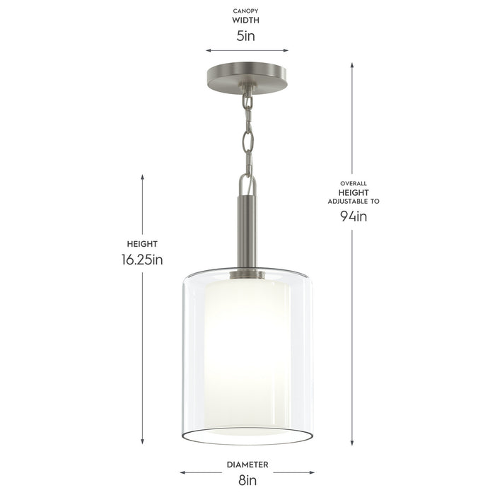 Myhouse Lighting Progress Lighting - P500515-009 - One Light Pendant - Mack - Brushed Nickel
