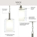Myhouse Lighting Progress Lighting - P500515-009 - One Light Pendant - Mack - Brushed Nickel