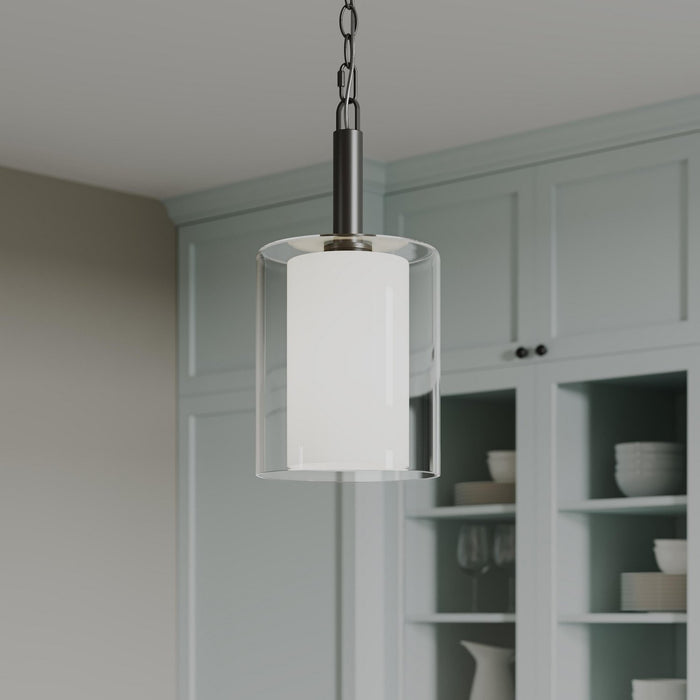 Myhouse Lighting Progress Lighting - P500515-31M - One Light Pendant - Mack - Matte Black
