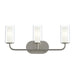 Myhouse Lighting Progress Lighting - P300576-009 - Three Light Bath Vanity - Mack - Brushed Nickel