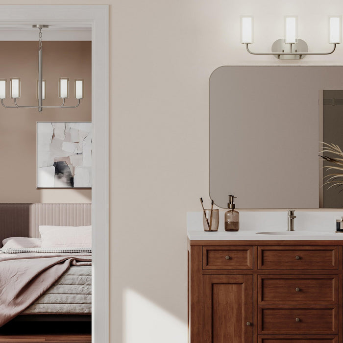 Myhouse Lighting Progress Lighting - P300576-009 - Three Light Bath Vanity - Mack - Brushed Nickel