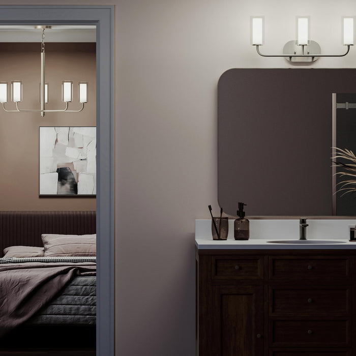 Myhouse Lighting Progress Lighting - P300576-009 - Three Light Bath Vanity - Mack - Brushed Nickel