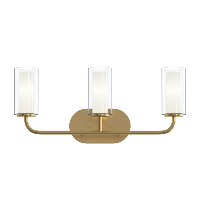 Myhouse Lighting Progress Lighting - P300576-191 - Three Light Bath Vanity - Mack - Brushed Gold