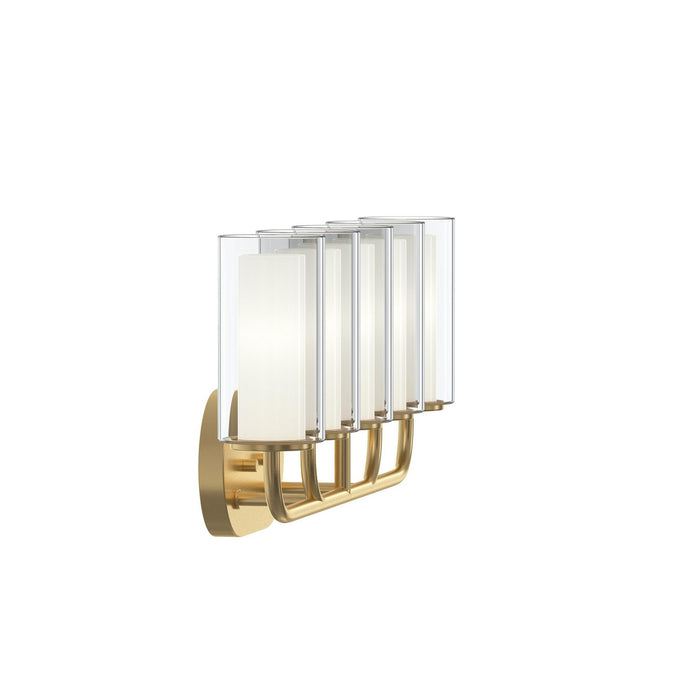 Myhouse Lighting Progress Lighting - P300576-191 - Three Light Bath Vanity - Mack - Brushed Gold