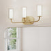 Myhouse Lighting Progress Lighting - P300576-191 - Three Light Bath Vanity - Mack - Brushed Gold
