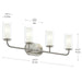 Myhouse Lighting Progress Lighting - P300577-009 - Four Light Bath Vanity - Mack - Brushed Nickel