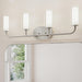 Myhouse Lighting Progress Lighting - P300577-009 - Four Light Bath Vanity - Mack - Brushed Nickel
