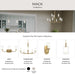 Myhouse Lighting Progress Lighting - P300577-191 - Four Light Bath Vanity - Mack - Brushed Gold