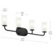 Myhouse Lighting Progress Lighting - P300577-31M - Four Light Bath Vanity - Mack - Matte Black