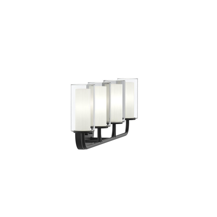Myhouse Lighting Progress Lighting - P300577-31M - Four Light Bath Vanity - Mack - Matte Black