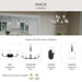 Myhouse Lighting Progress Lighting - P300577-31M - Four Light Bath Vanity - Mack - Matte Black