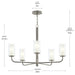 Myhouse Lighting Progress Lighting - P400475-009 - Five Light Chandelier - Mack - Brushed Nickel