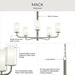 Myhouse Lighting Progress Lighting - P400475-009 - Five Light Chandelier - Mack - Brushed Nickel