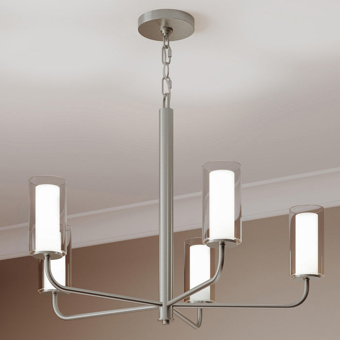 Myhouse Lighting Progress Lighting - P400475-009 - Five Light Chandelier - Mack - Brushed Nickel