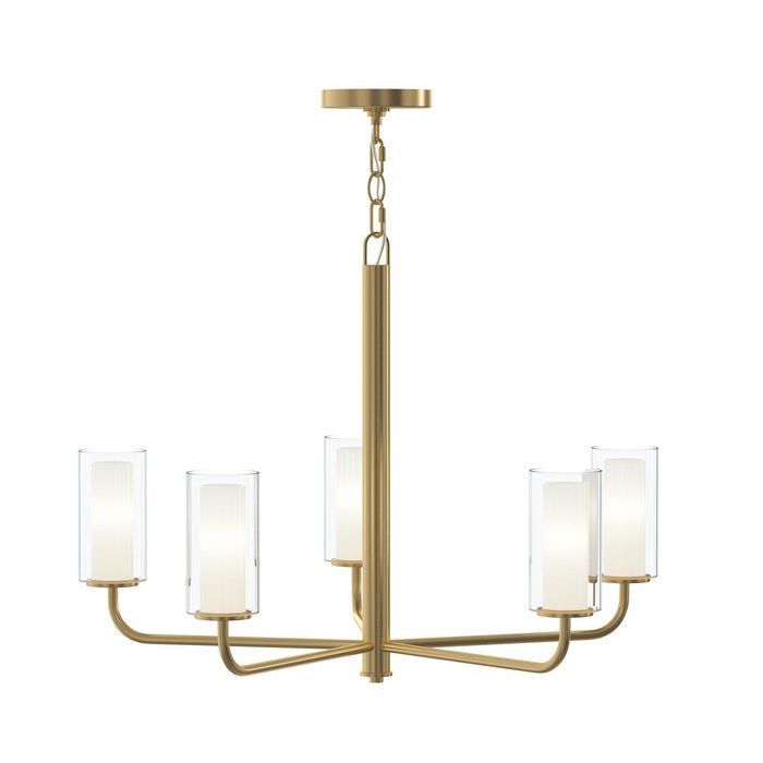 Myhouse Lighting Progress Lighting - P400475-191 - Five Light Chandelier - Mack - Brushed Gold