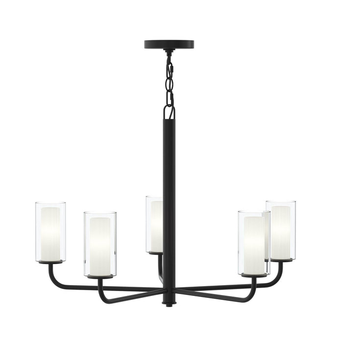 Myhouse Lighting Progress Lighting - P400475-31M - Five Light Chandelier - Mack - Matte Black
