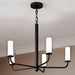 Myhouse Lighting Progress Lighting - P400475-31M - Five Light Chandelier - Mack - Matte Black