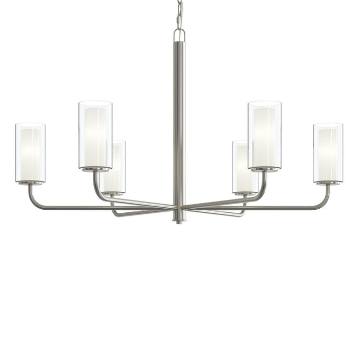 Myhouse Lighting Progress Lighting - P400477-009 - Six Light Chandelier - Mack - Brushed Nickel