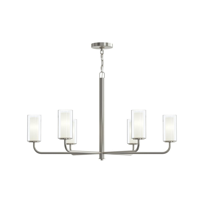 Myhouse Lighting Progress Lighting - P400477-009 - Six Light Chandelier - Mack - Brushed Nickel