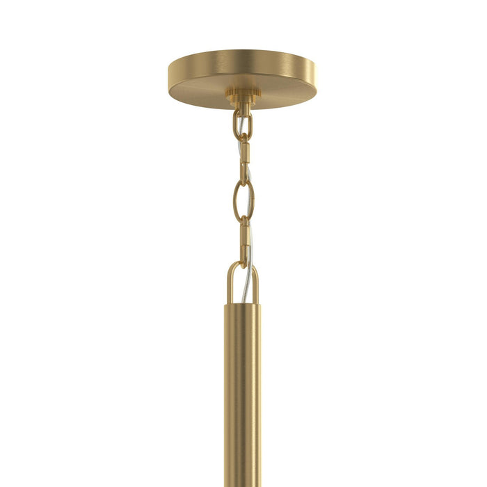 Myhouse Lighting Progress Lighting - P400477-191 - Six Light Chandelier - Mack - Brushed Gold