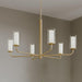 Myhouse Lighting Progress Lighting - P400477-191 - Six Light Chandelier - Mack - Brushed Gold