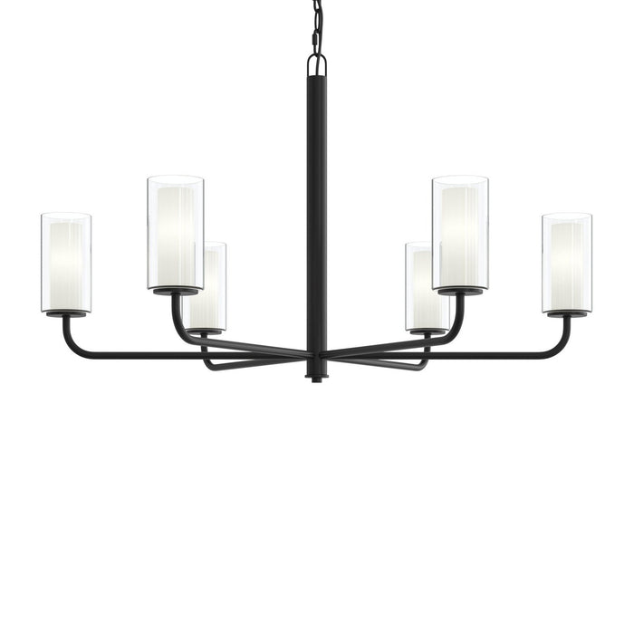 Myhouse Lighting Progress Lighting - P400477-31M - Six Light Chandelier - Mack - Matte Black