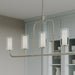 Myhouse Lighting Progress Lighting - P400476-009 - Five Light Linear Chandelier - Mack - Brushed Nickel